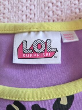L.O.L. Surprise! Pink and Yellow Girls' Casual Dress Girls Size 6/6X